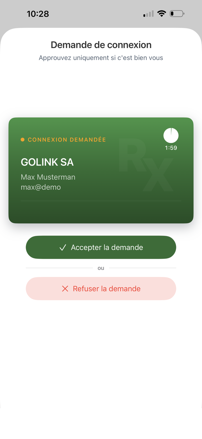 redox authentification